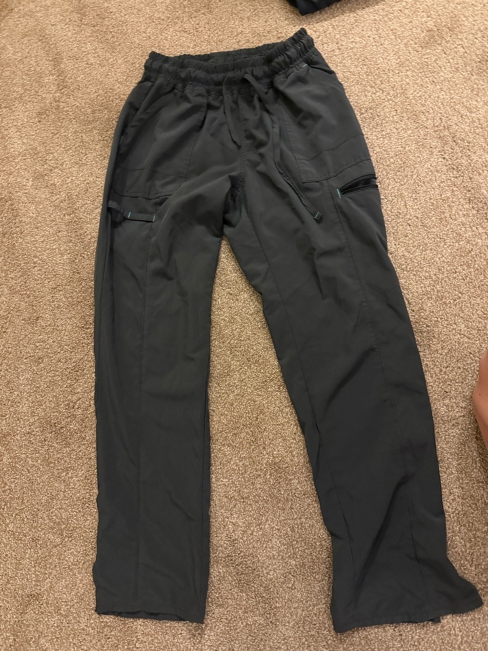 Charcoal scrub pants